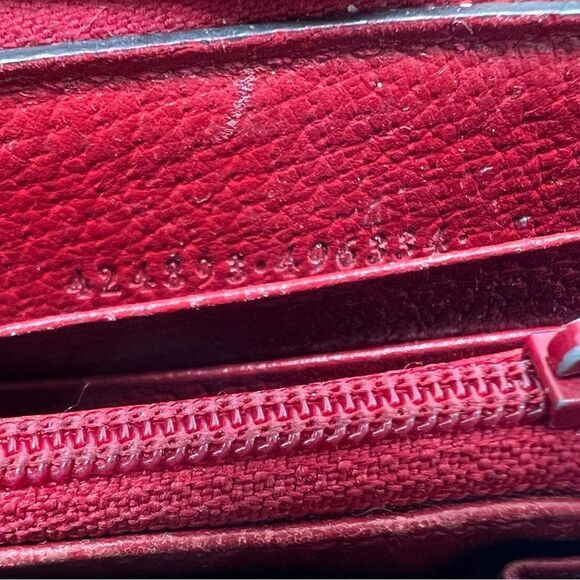 Gucci Zip Around Wallet Tian Print GG Coated Canvas - Picture 8 of 8